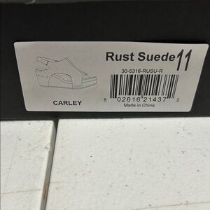 Women’s  Rust Suede Shoes